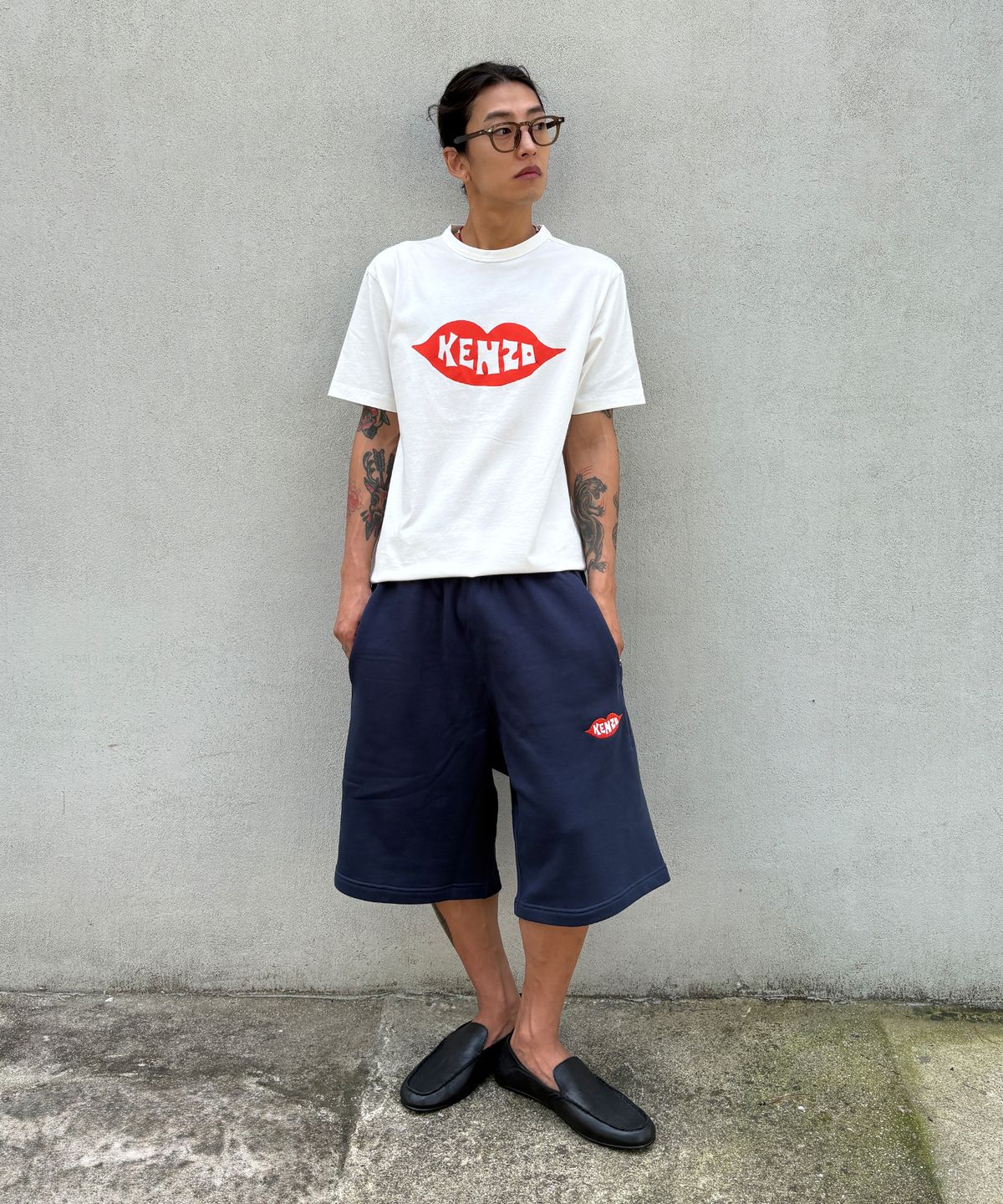 겐조(KENZO) 남성 CVD 겐조 러브스 쇼츠_K266AMPC03DBX