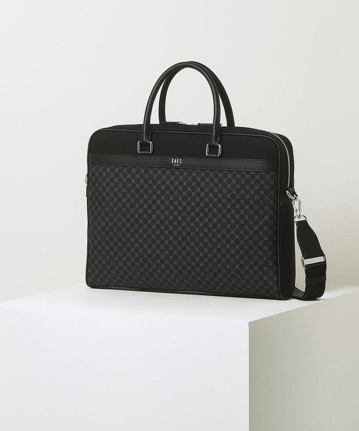 닥스 남성 액세서리(DAKS MEN'S ACCESSORIES) 블랙 DD 패턴 나일론 DBBA6F591BK