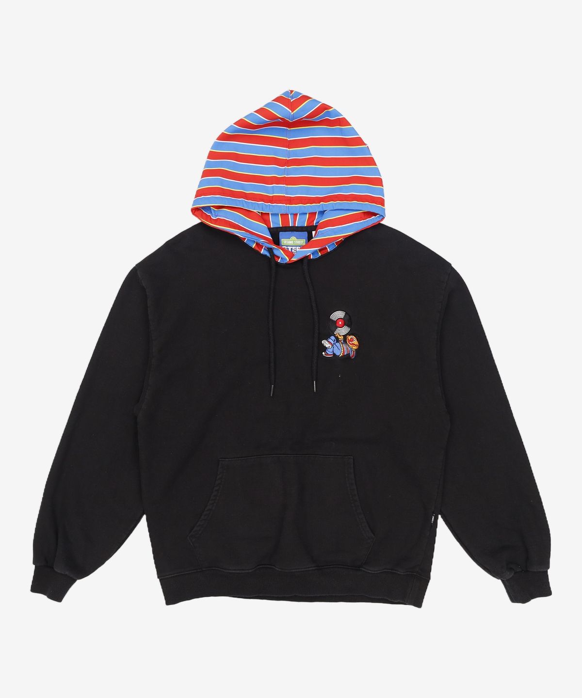 스테레오 바이널즈(STEREO VINYLS) [SS20 SV X Sesame Street] Ernie Hoodie(Black) S