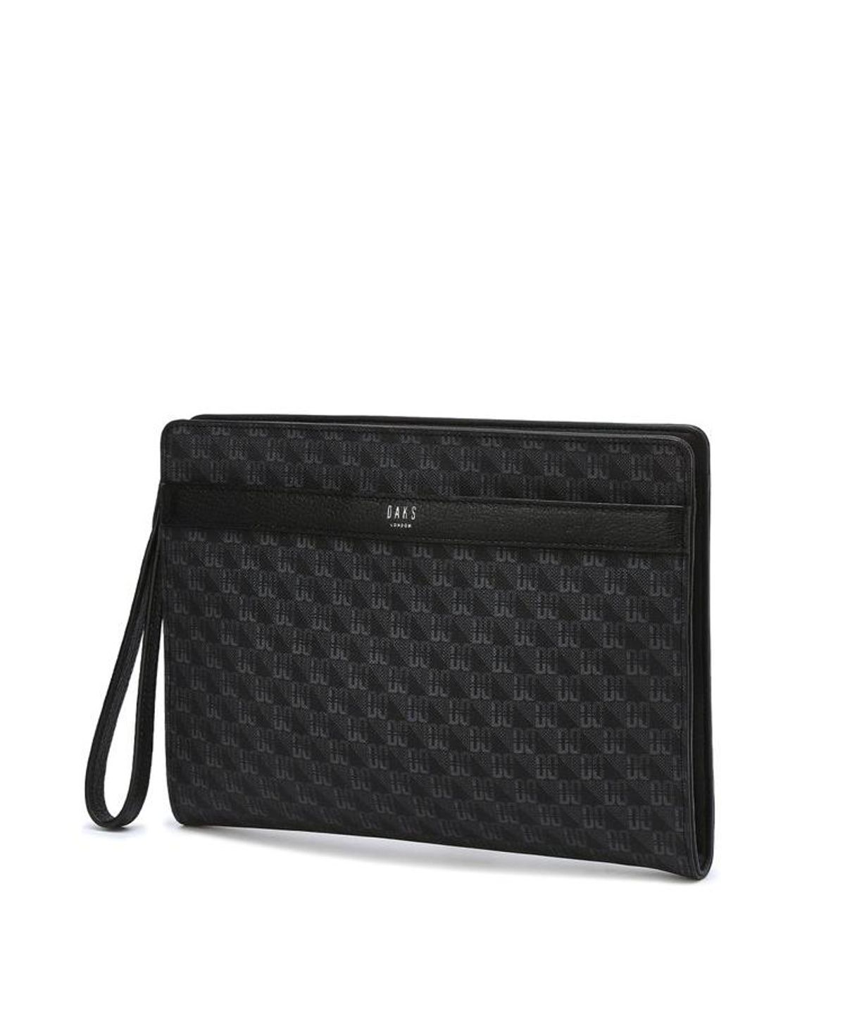 닥스 남성 액세서리(DAKS MEN'S ACCESSORIES) 블랙 DD 패턴 PVC DBBA6F034BK