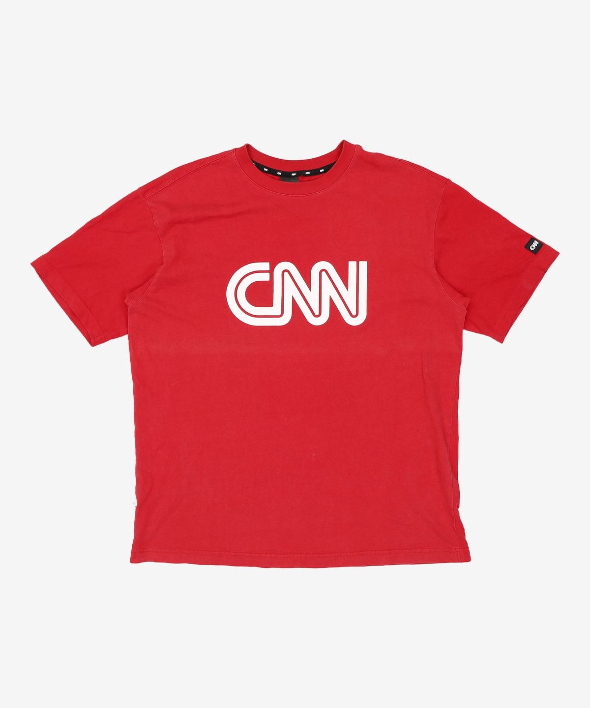 씨엔엔 어패럴(CNN APPAREL) CNN 베이직 빅로고 티셔츠 RED 100