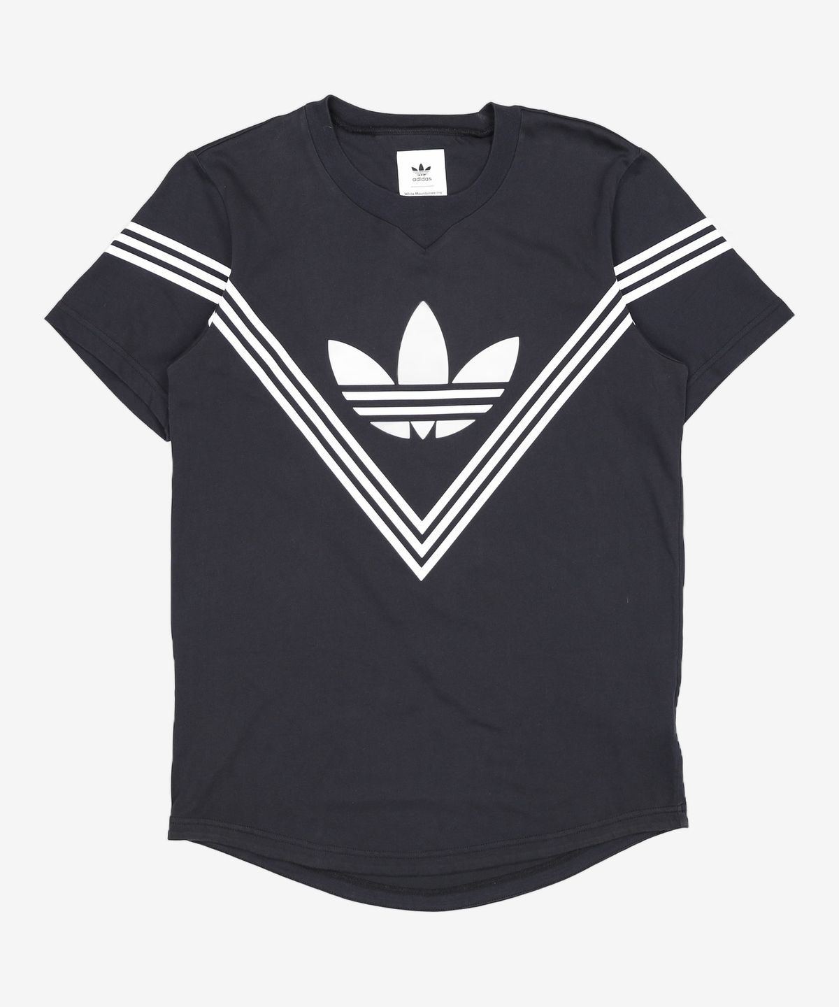 아디다스(ADIDAS) [BQ0952] 화이트 마운티니어링 로고 티셔츠 - 블랙 105