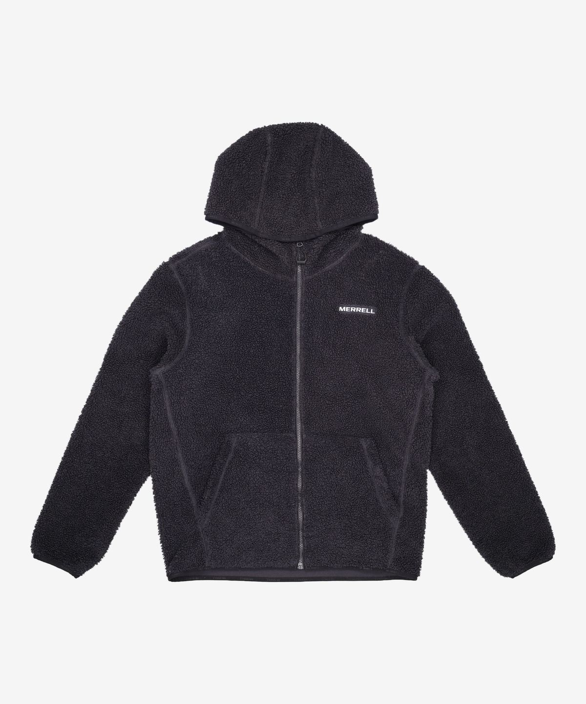 머렐(MERRELL) MLM2A4JK1200 남성 솔리드 플리스 후드집업 100