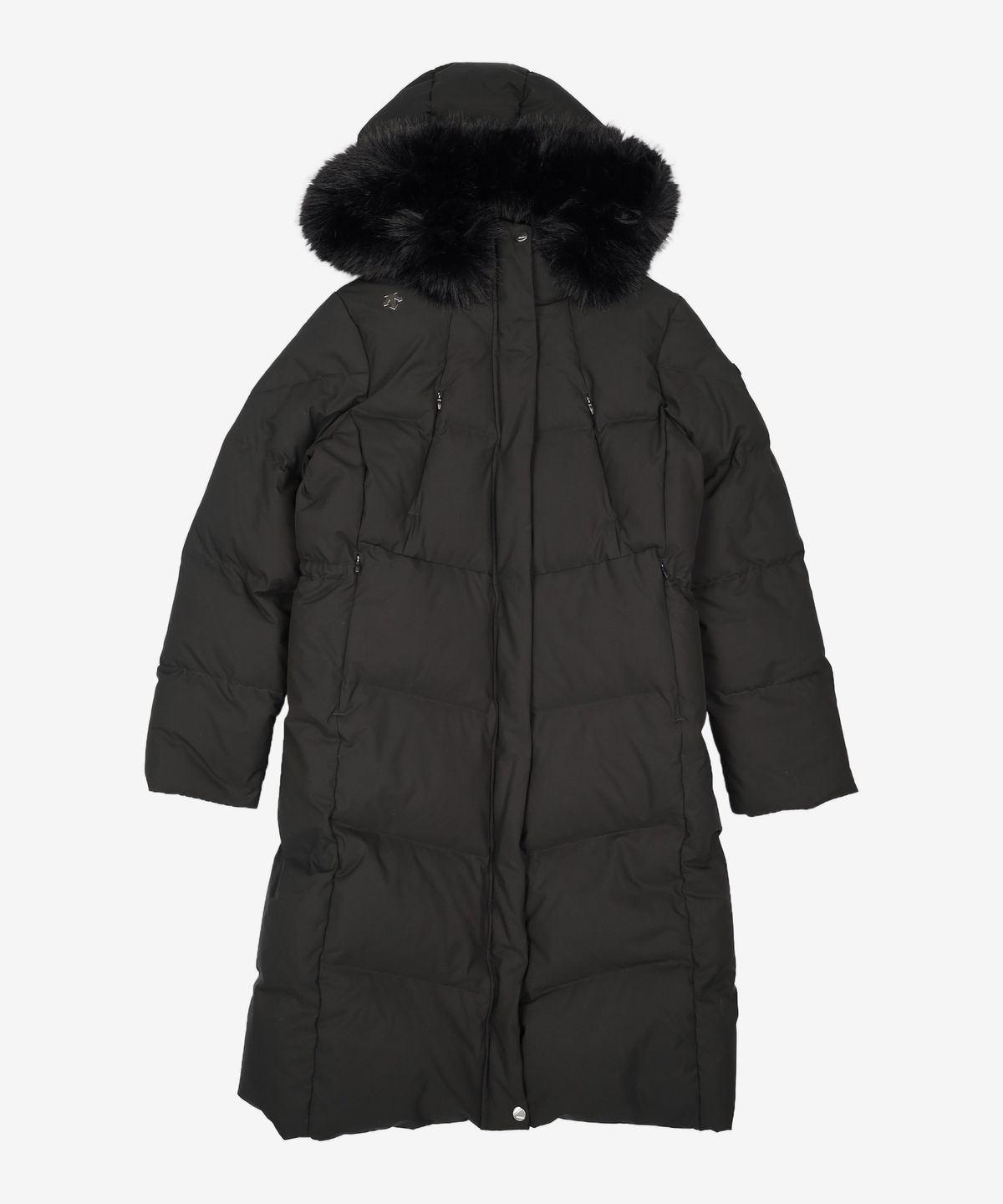 데상트(DESCENTE) 여성 우먼즈 캐논 롱 구스 다운자켓 블랙(SO422SDJO4) 90