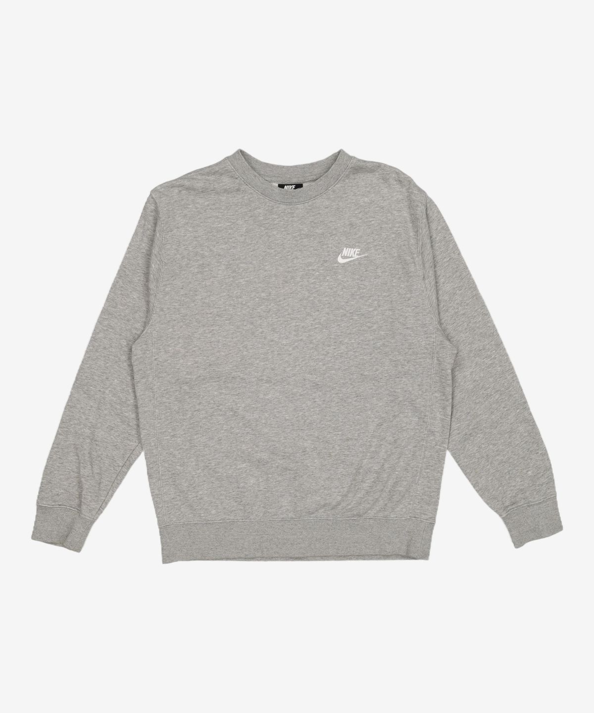 나이키(NIKE) 스포츠웨어 클럽 프렌치 테리 크루 M - 다크 그레이 헤더:화이트 / BV2667-063 M