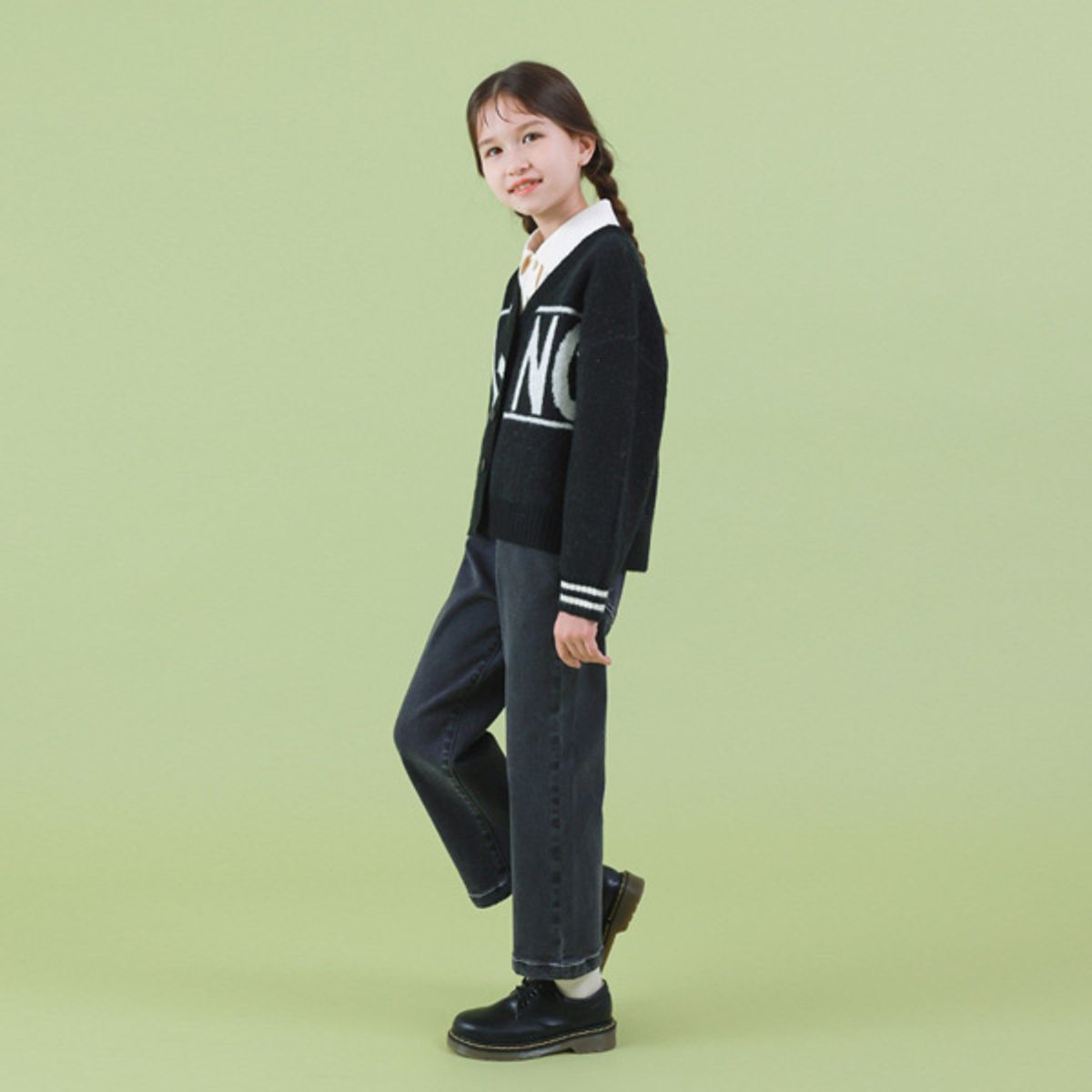 아이러브제이(I LOVE J) A.롤린 배색 가디건 JVFOU84