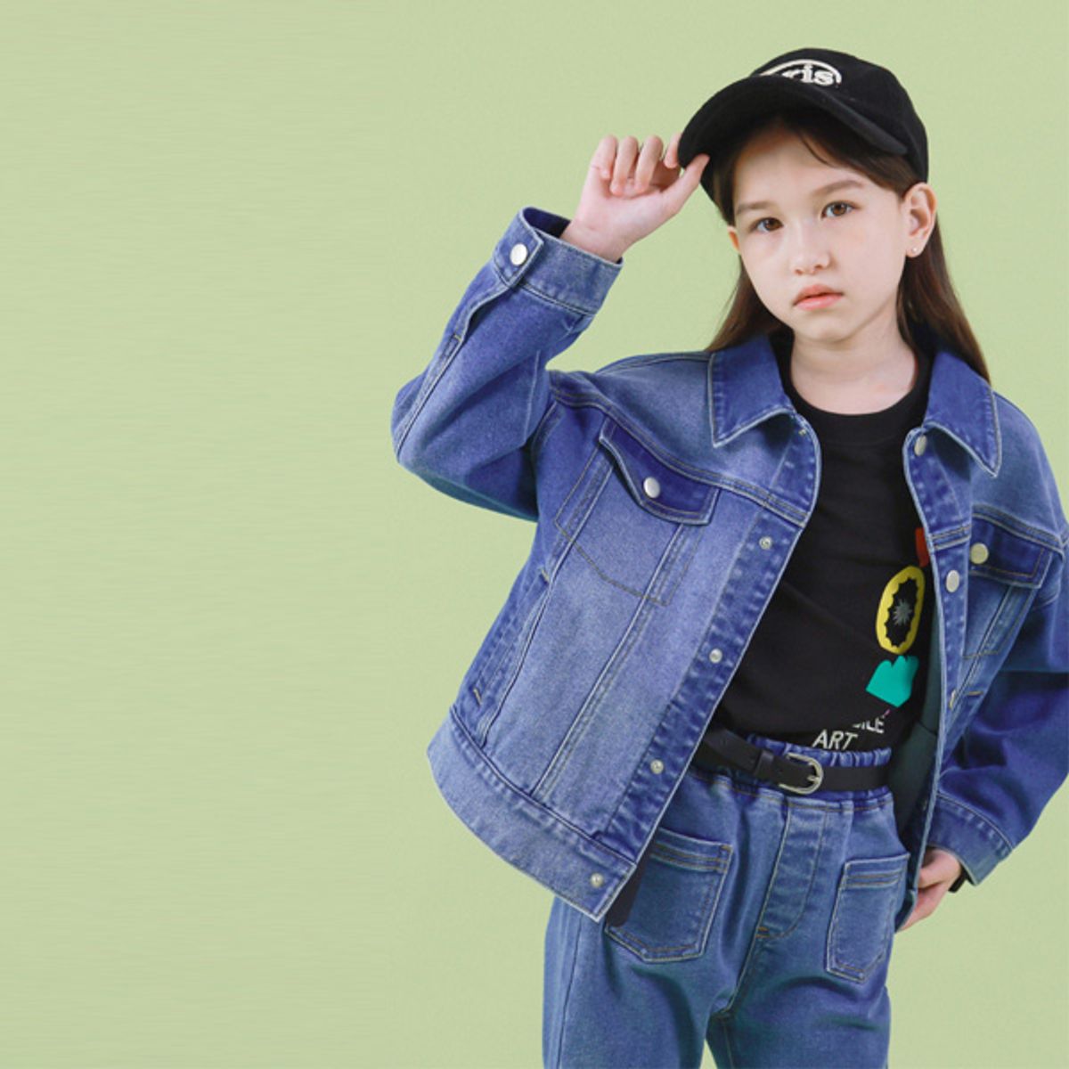 아이러브제이(I LOVE J) A.분더 데님 자켓 JVFOU85