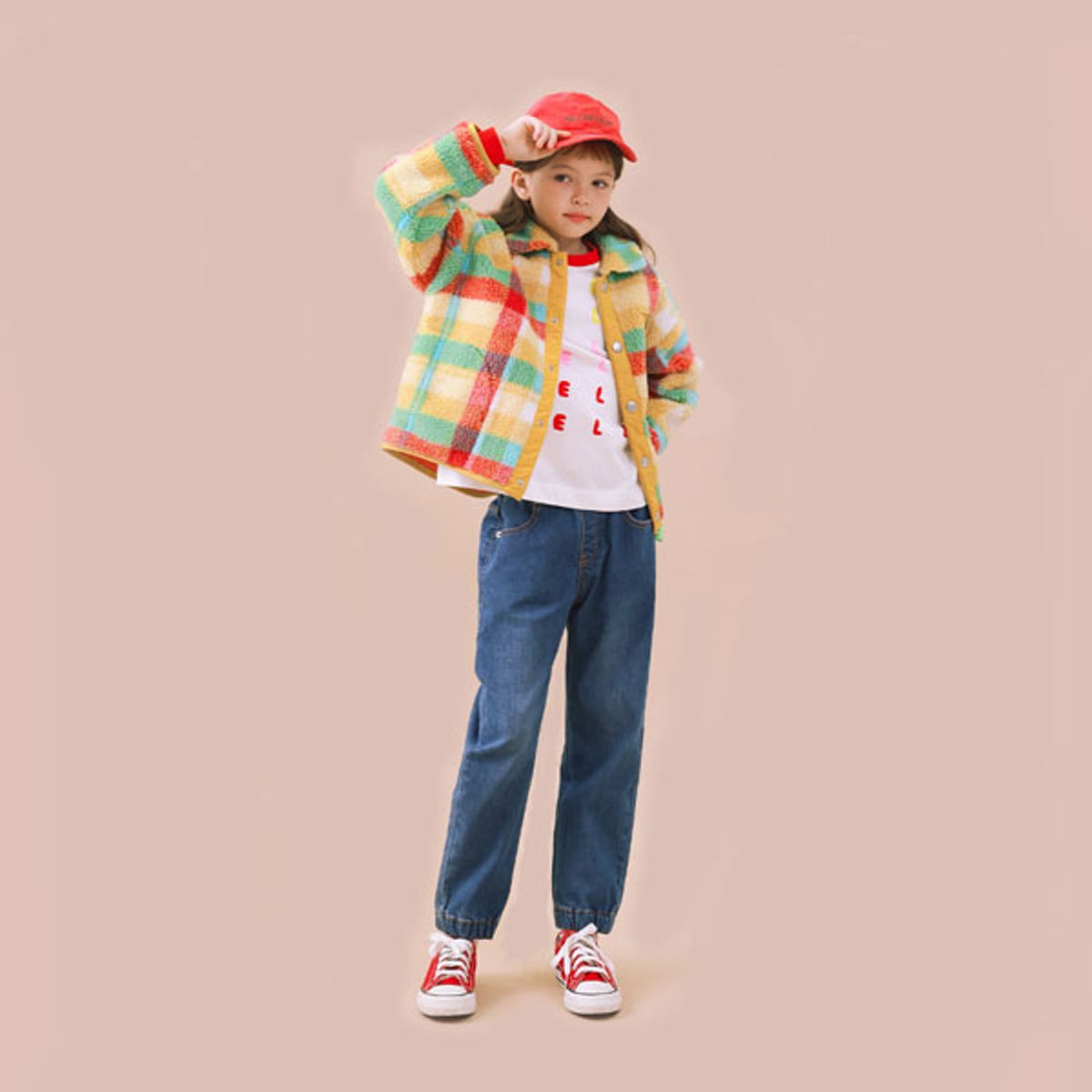 아이러브제이(I LOVE J) M.브로 단추 플리스 자켓 JVFOU43