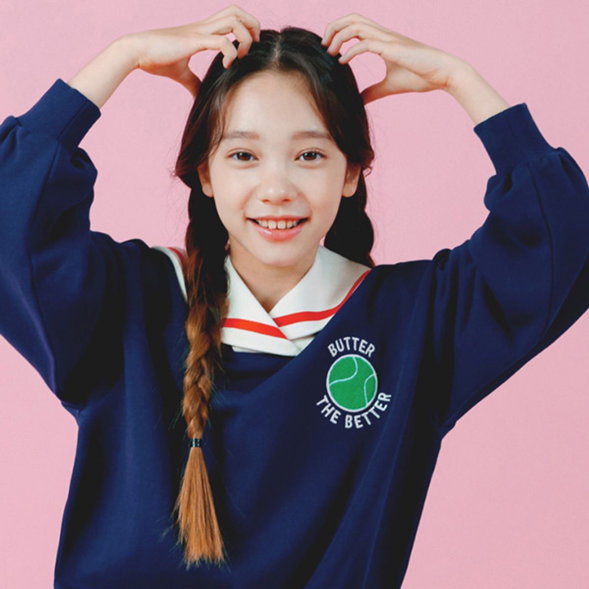 아이러브제이(I LOVE J) B.홀리츠 맨투맨 티 JVFTO21