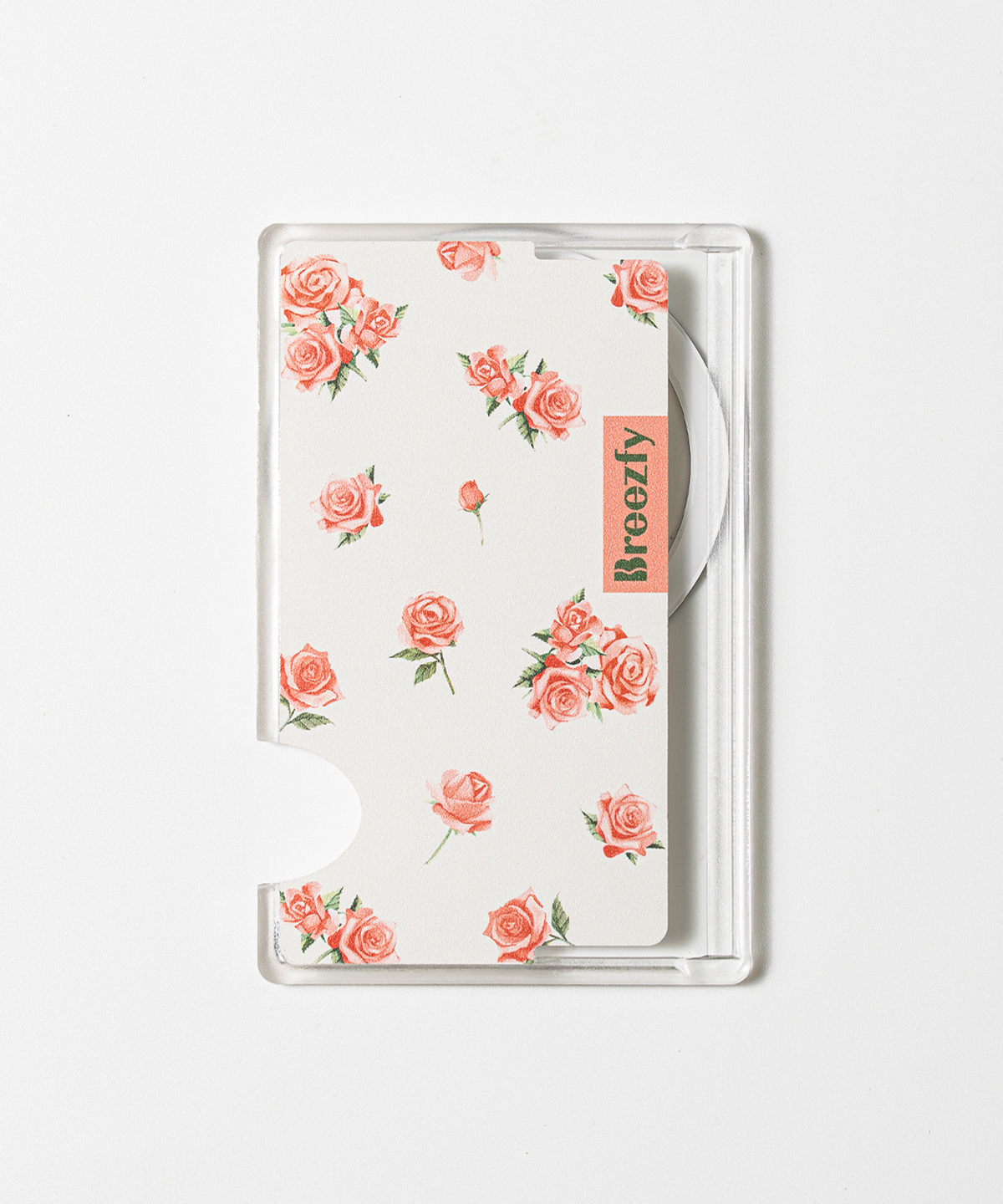 브리즈피(BREEZFY) VINTAGE FLOWER RP 01 - 매트 텍스쳐 - 맥세이프 카드지갑 소켓