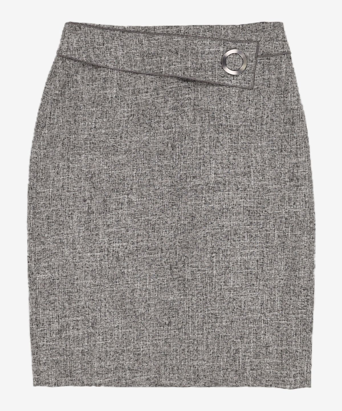 클라비스(CLOVIS) 멜란지 링포인트 H라인 스커트  Grey  Burgundy  Navy  CVWH74910M 67-95