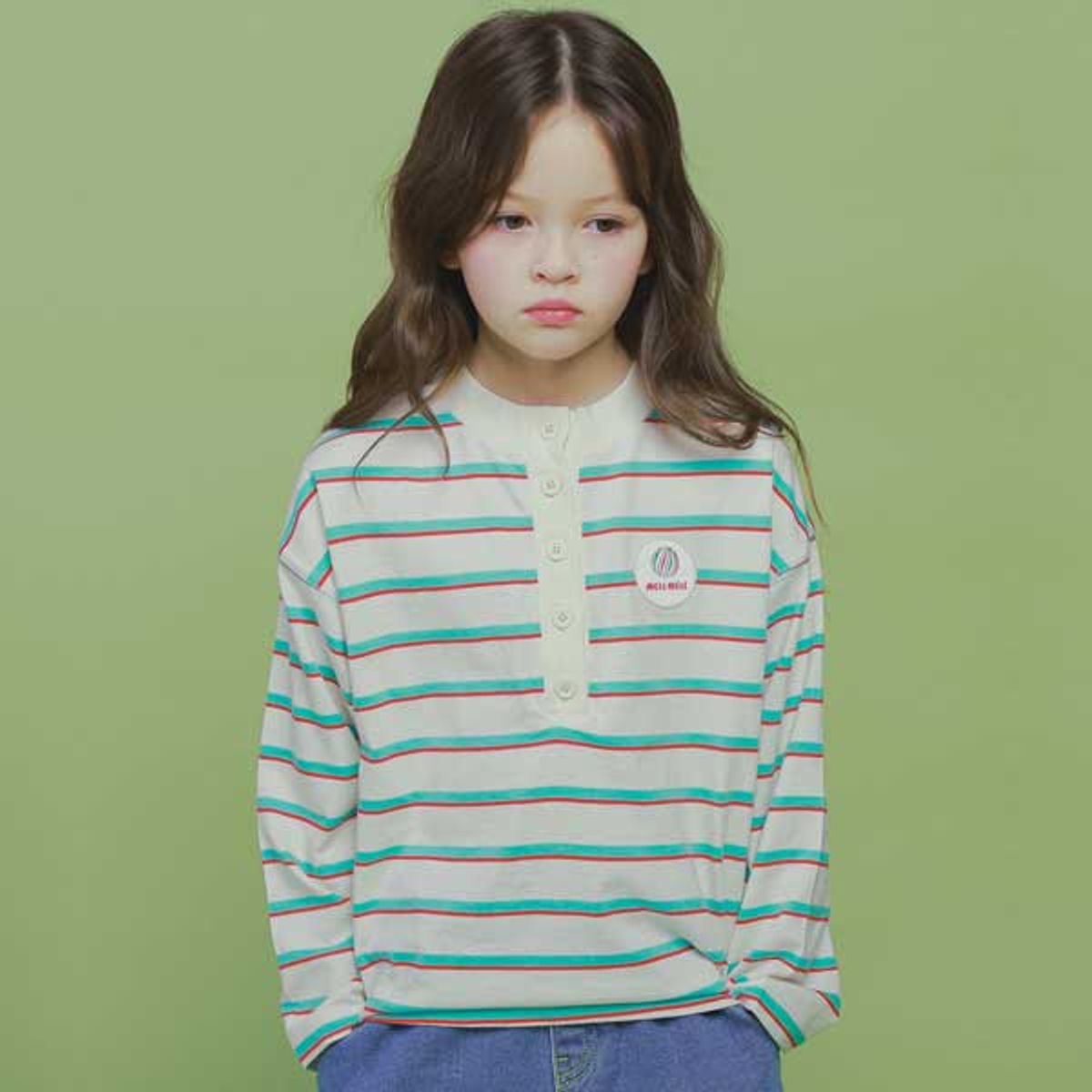 아이러브제이(I LOVE J) M.캔디 스트라이프 티셔츠 JVSTO57
