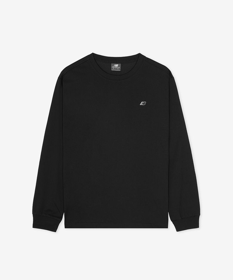 NBNDG31803 / UNI 에센셜 클래식 긴팔티 (BLACK)
