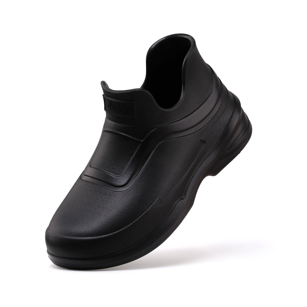지프 슈즈(JEEP SHOES) 모노톤 남성 레인부츠 [블랙]