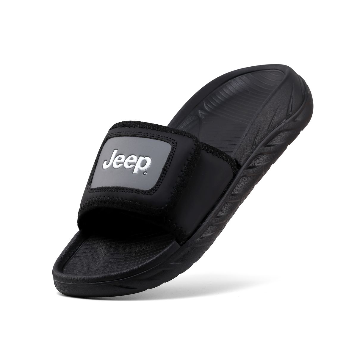 지프 슈즈(JEEP SHOES) 브이리커버리 슬리퍼 [블랙]