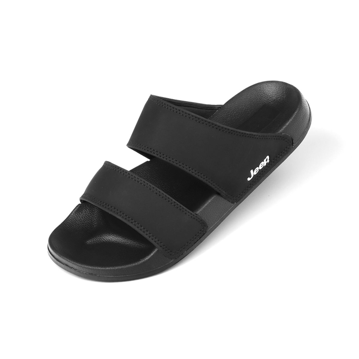 지프 슈즈(JEEP SHOES) 엠블럼 슬리퍼 [블랙]