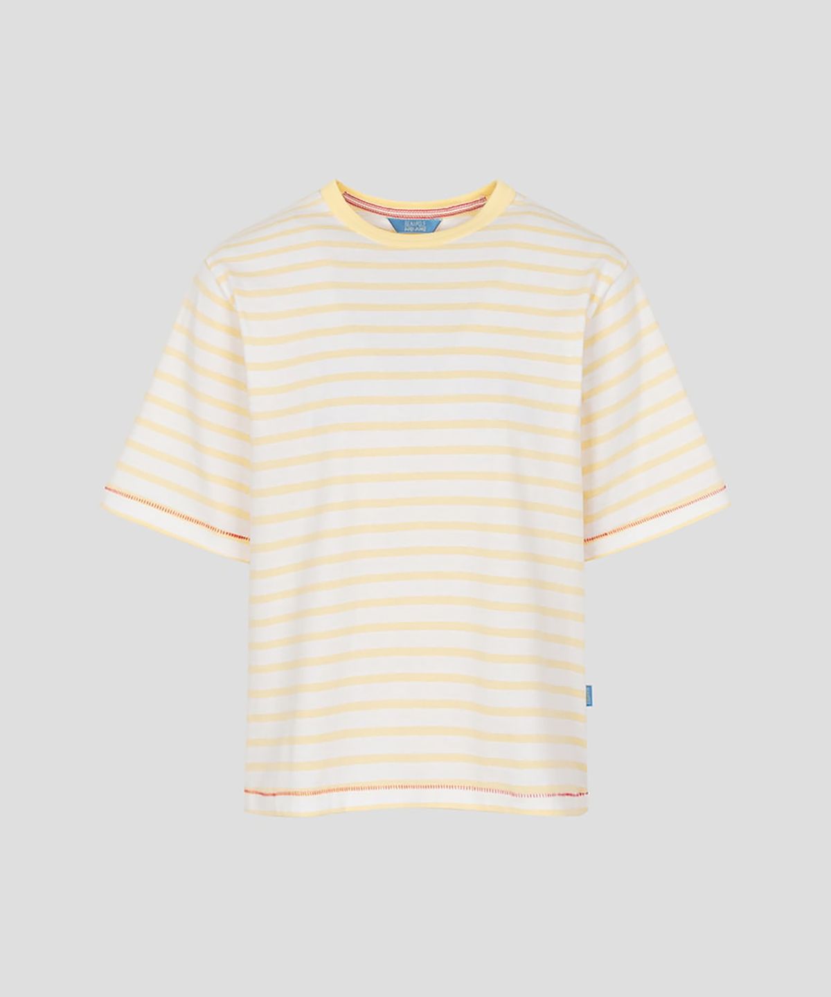빈폴 레이디스(BEANPOLE LADIES) [정희기] 스트라이프 반소매 티셔츠  옐로우 (BF6742K03E)