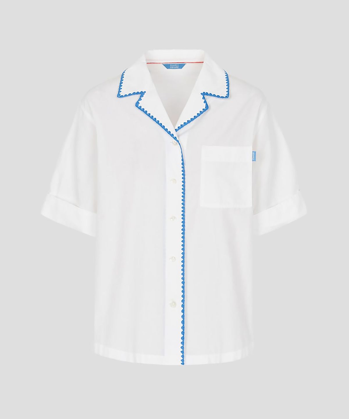 빈폴 레이디스(BEANPOLE LADIES) [정희기] 오픈칼라 반소매 셔츠  아이보리 (BF6765K020)