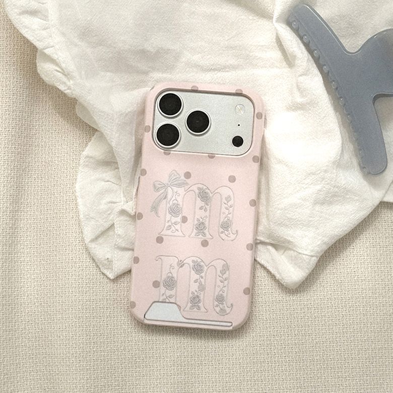 [mm] rosy lace 디자인 [카드수납 폰케이스]