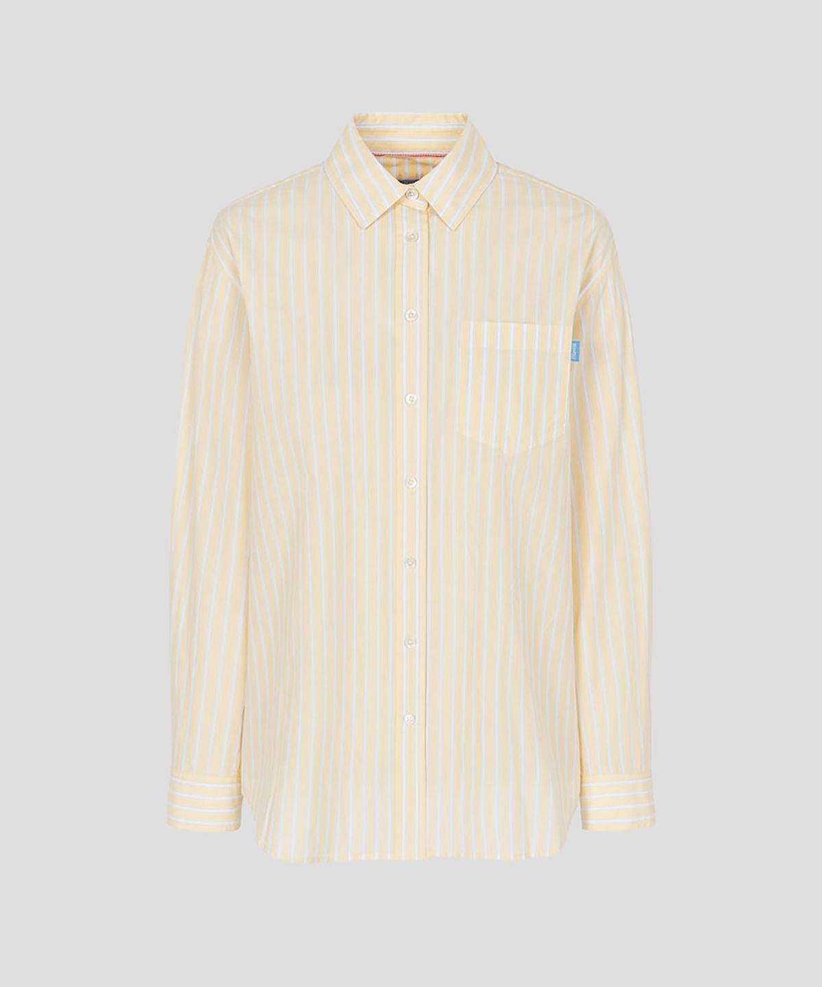 빈폴 레이디스(BEANPOLE LADIES) [정희기] 스트라이프 긴소매 셔츠  옐로우 (BF6764K01E)