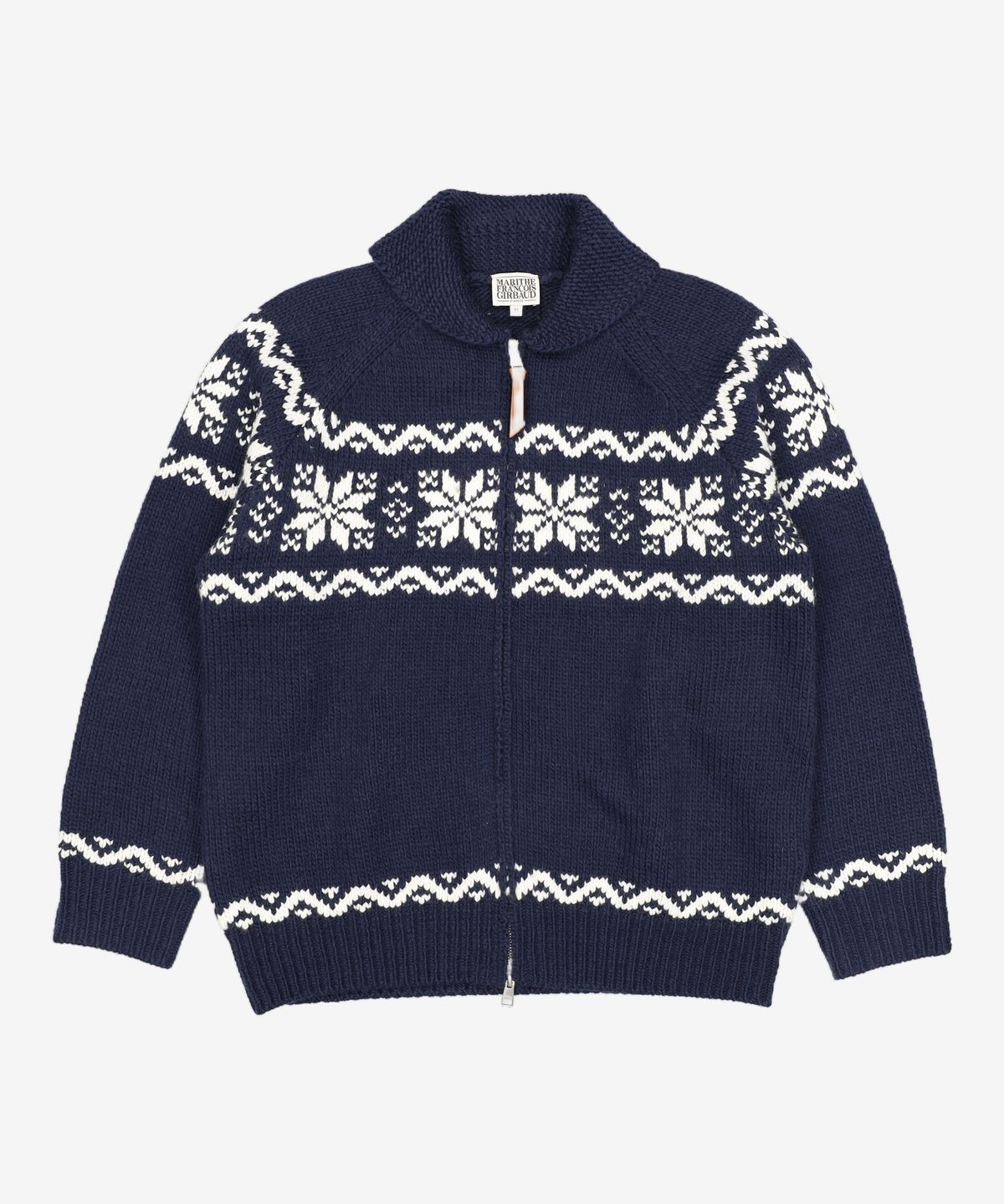 마리떼 프랑소와 저버(MARITHÉ + FRANҪOIS GIRBAUD) NORDIC COWICHAN CARDIGAN navy M