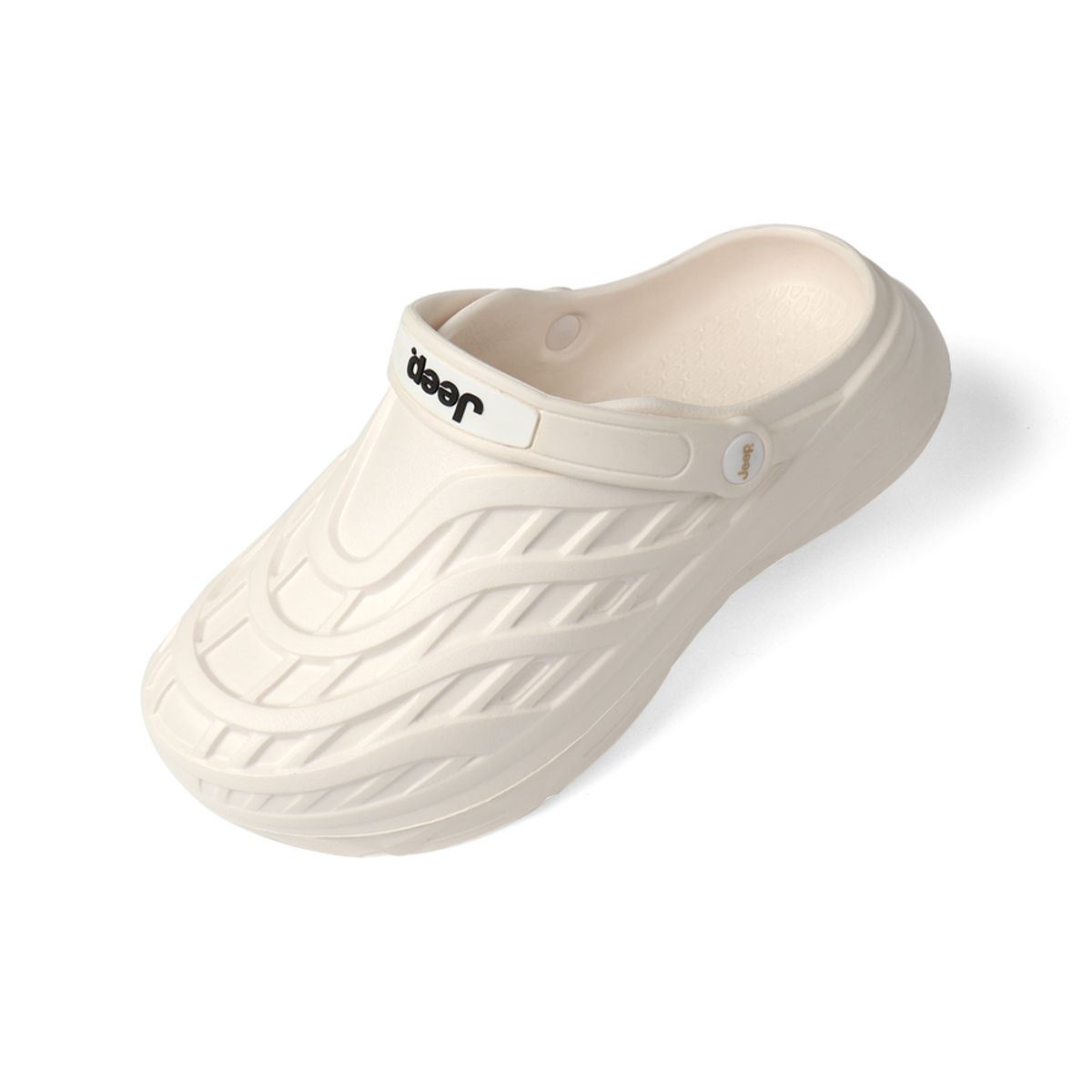 지프 슈즈(JEEP SHOES) 디스커버리 슬리퍼 [아이보리]
