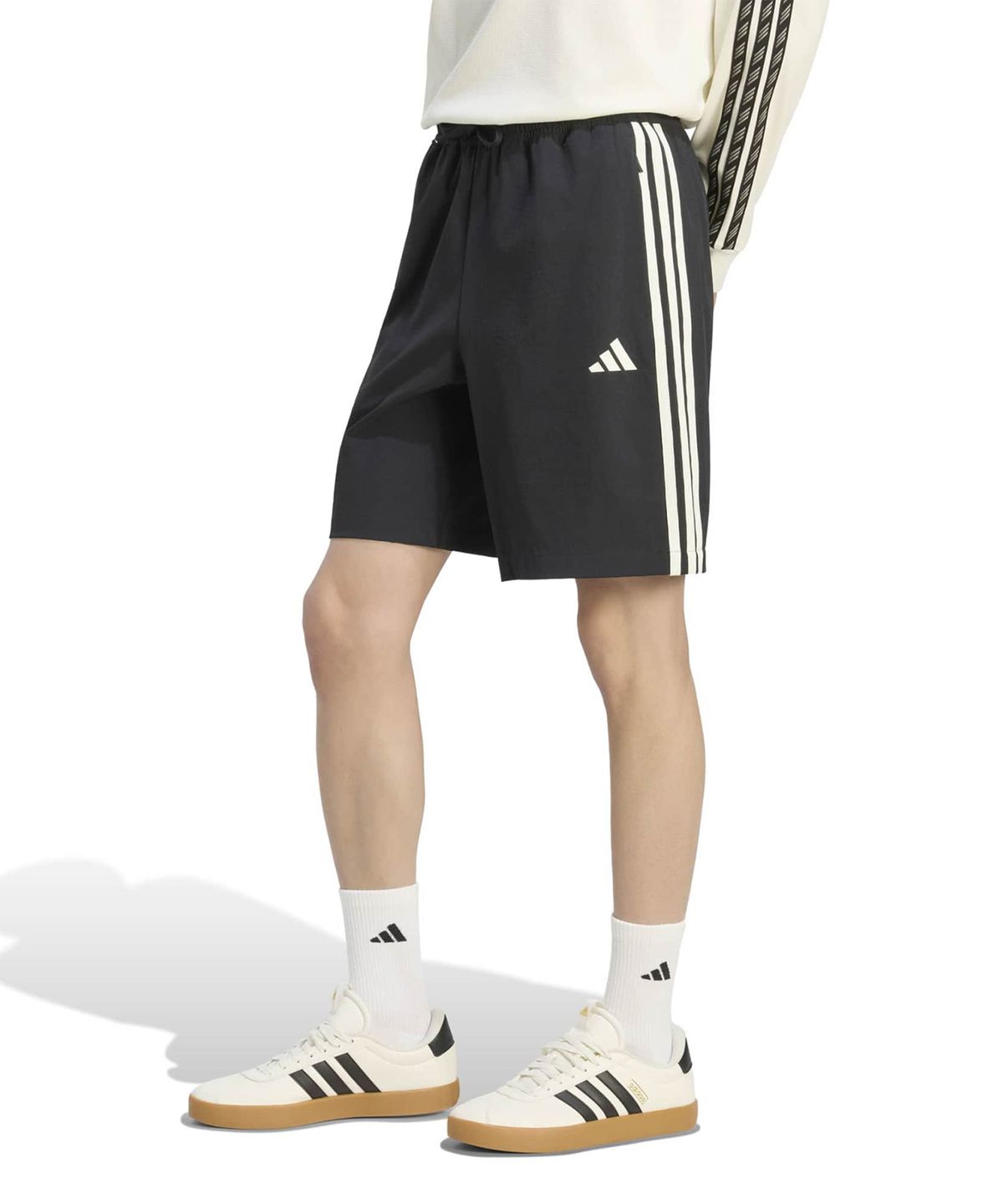 아디다스(ADIDAS) 3-스트라이프 클럽 숏 팬츠 - 블랙 / KX0496