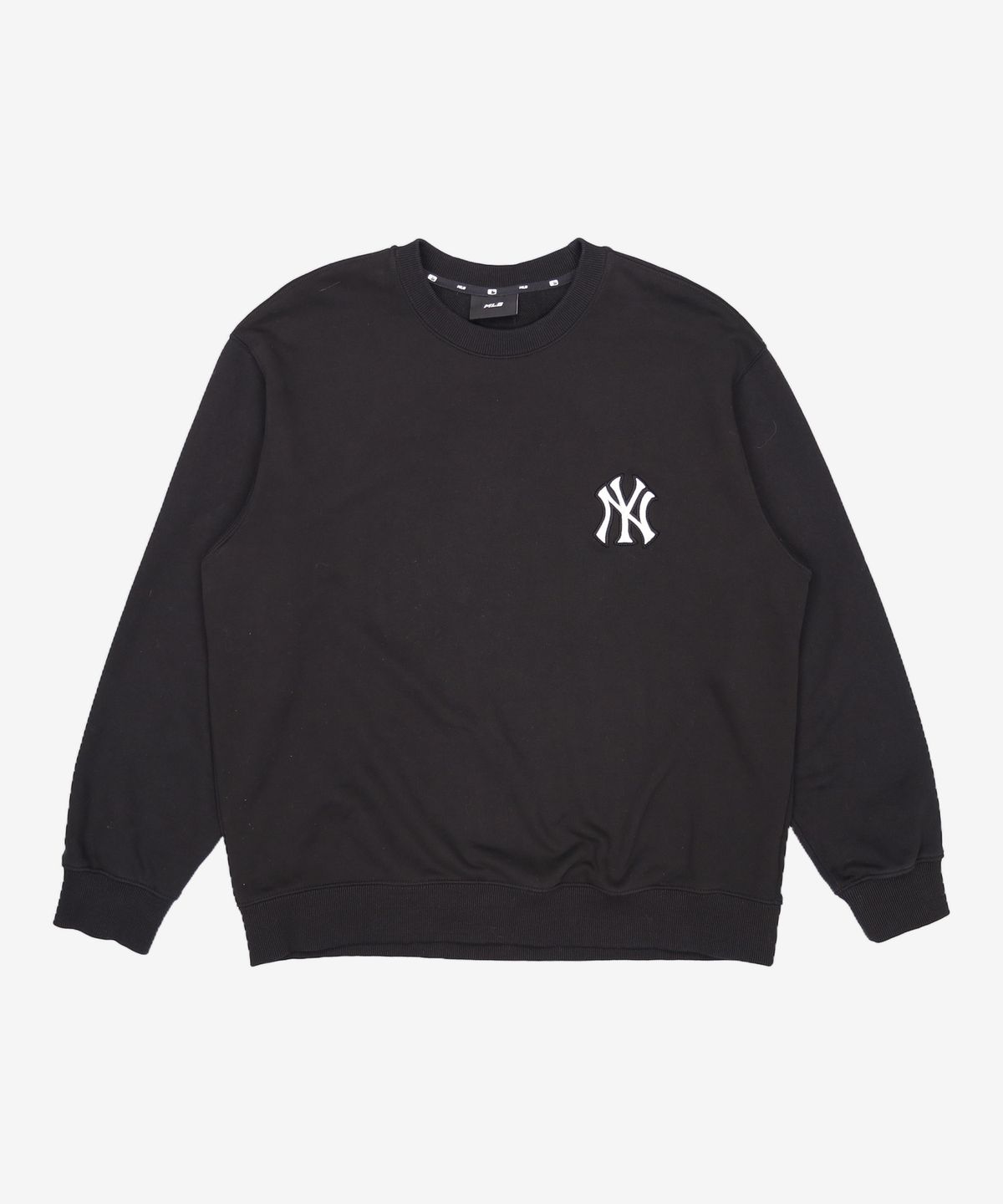 엠엘비(MLB) 체크 백 빅로고 오버핏 맨투맨 LA (Ivory) XL
