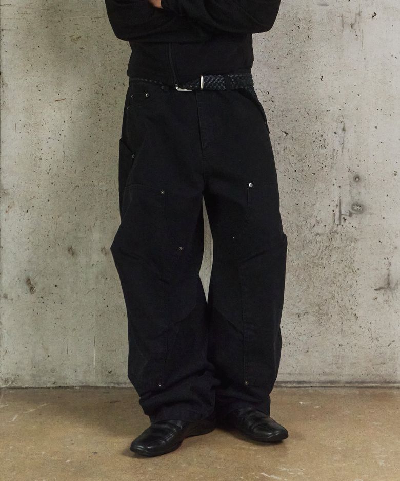 Vintage Rugged Grain Double-Knee Pants