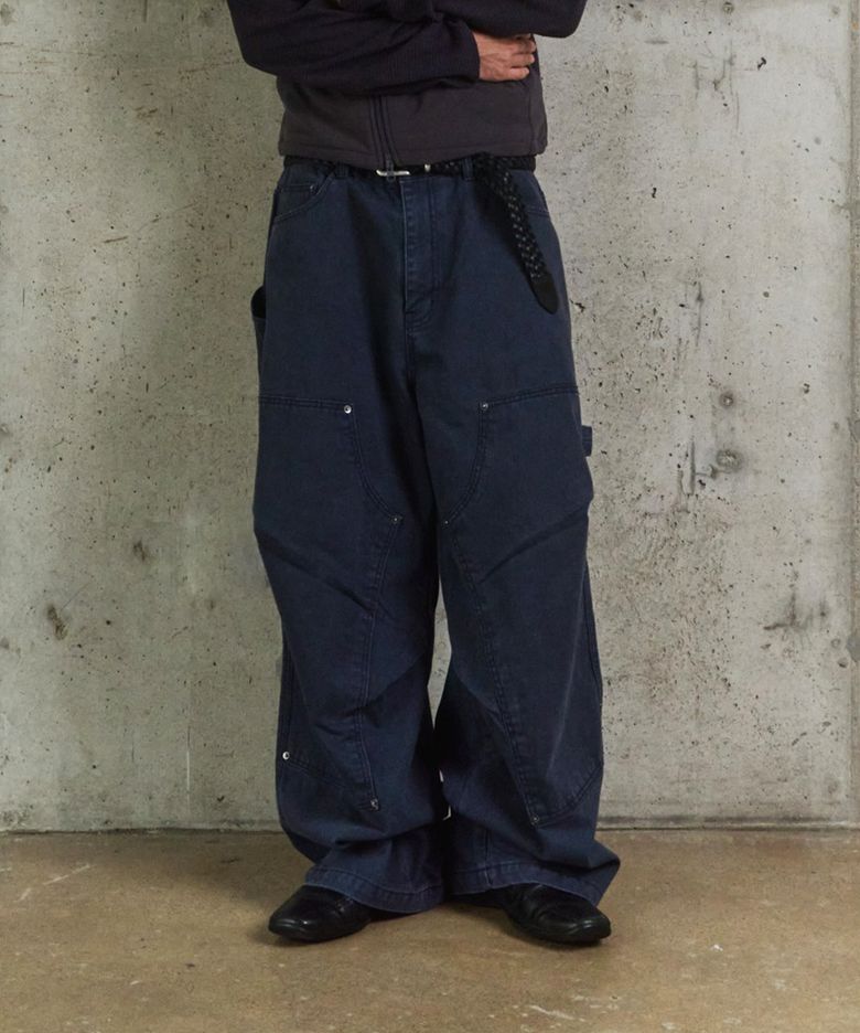 Vintage Rugged Grain Double-Knee Pants