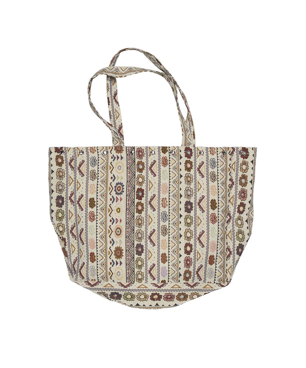 프리퍼프리퍼(PREFERPREFER) Jacquard Eyelet Big Bag (Ivory)