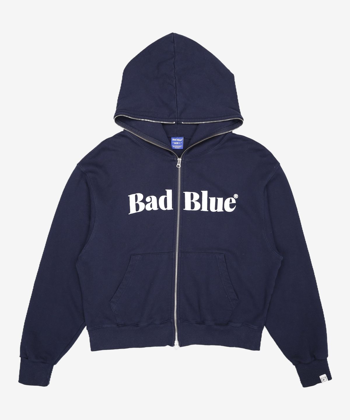 배드블루(BADBLUE) 후드 집업 FREE