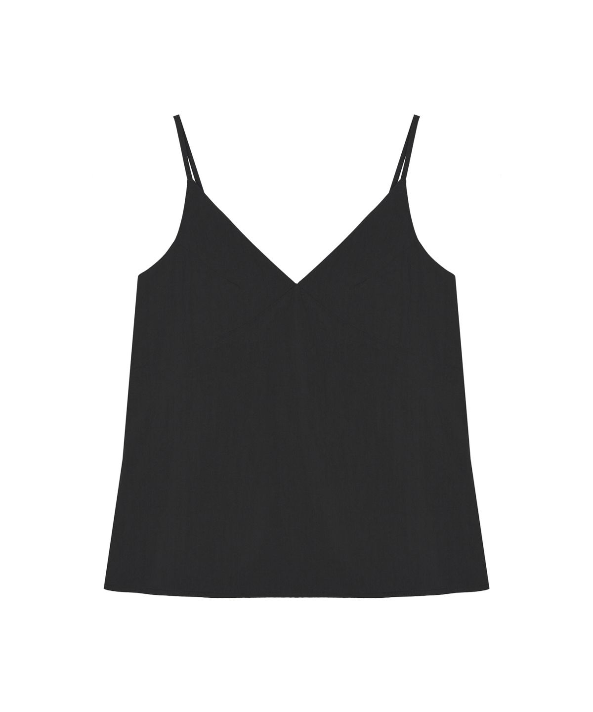 닉앤니콜(NICK&NICOLE) V-NECK SLEEVELESS TOP_CHACOAL
