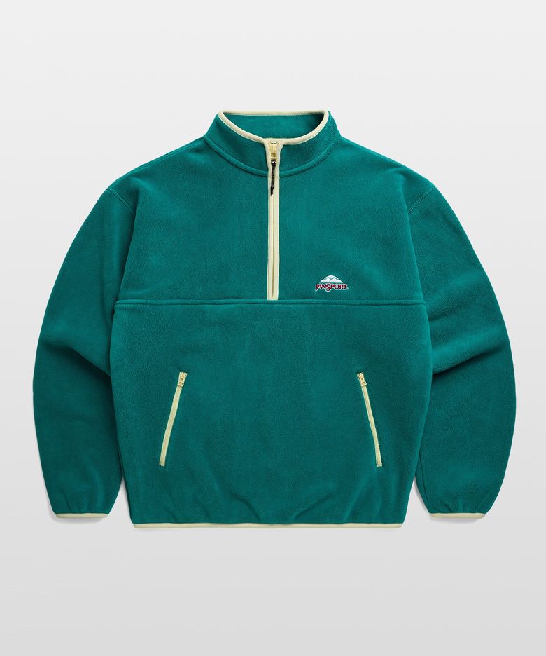 로고 플리스 풀오버 MINT