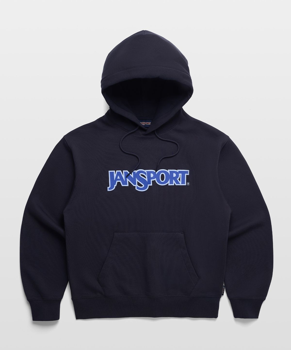 잔스포츠(JANSPORT) 베이직 로고 후디 Navy