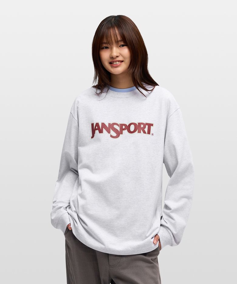 베이직 로고 롱슬리브 Melange