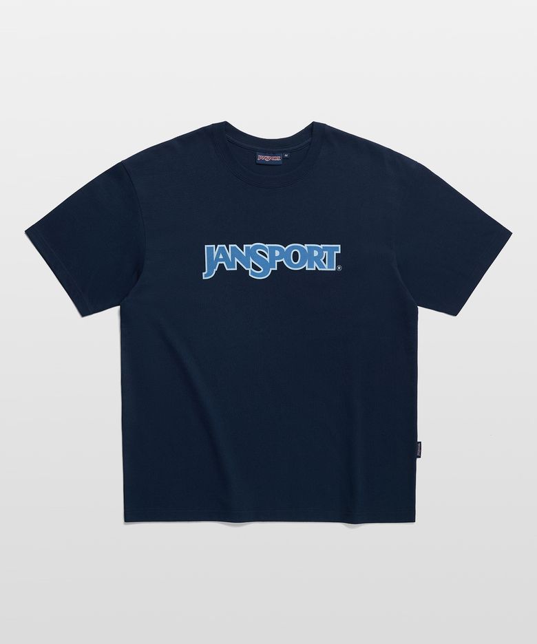 베이직 로고 티셔츠 Navy