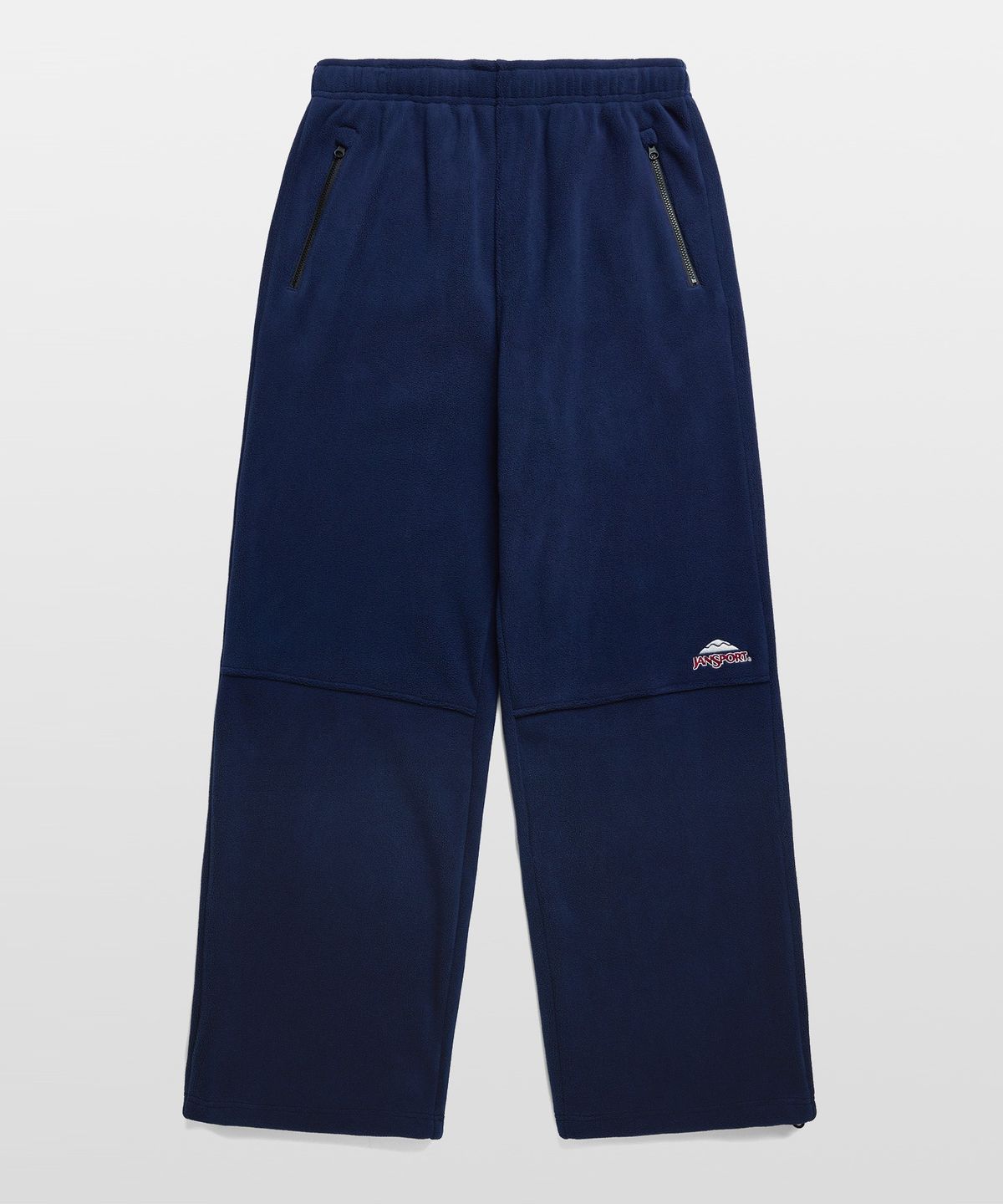 잔스포츠(JANSPORT) 로고 플리스 팬츠 NAVY