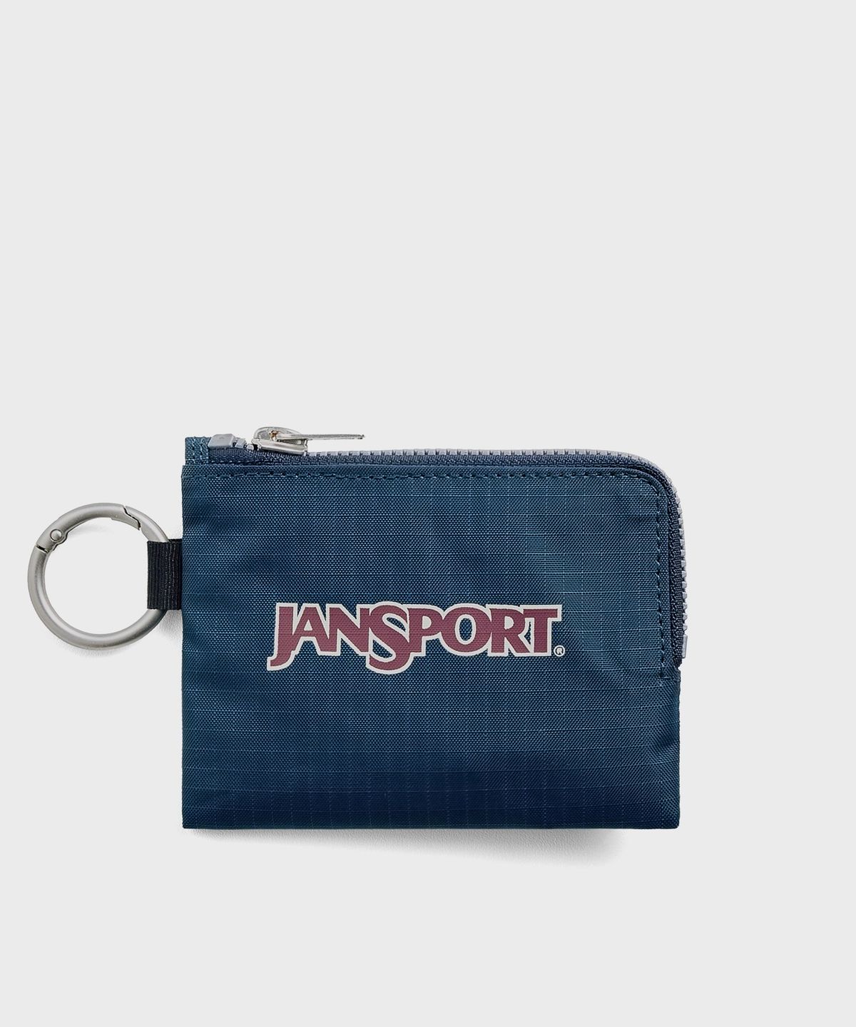 잔스포츠(JANSPORT) 베이직 로고 파우치 키링 NAVY