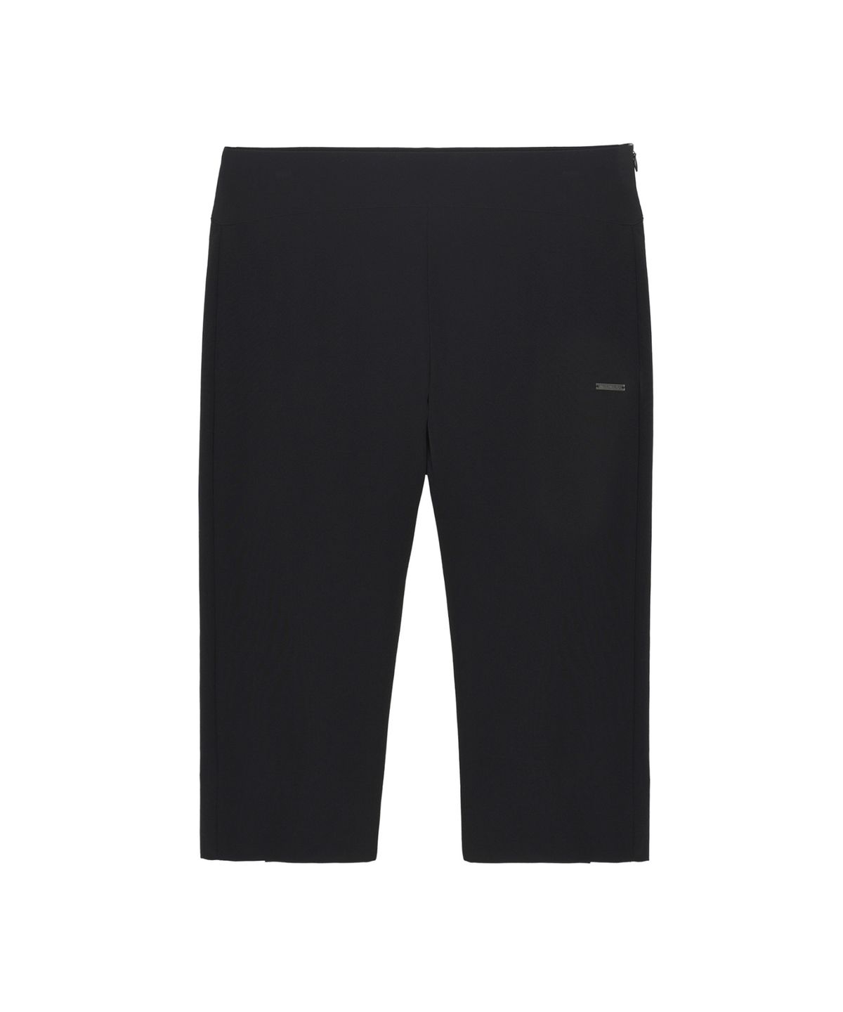 닉앤니콜(NICK&NICOLE) MINIMAL SLIM CAPRI PANTS_BLACK