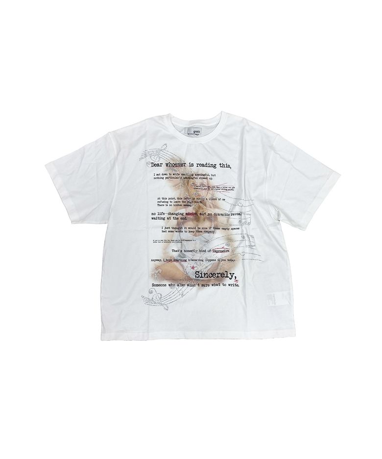MUSIC OVER GRAPHIC T-SHIRT [WHITE]