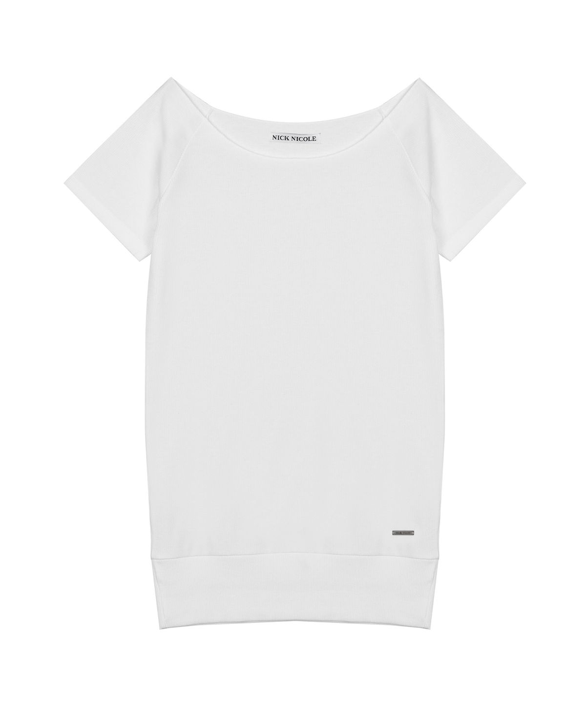 닉앤니콜(NICK&NICOLE) RAGLAN BOAT NECK KNIT_IVORY