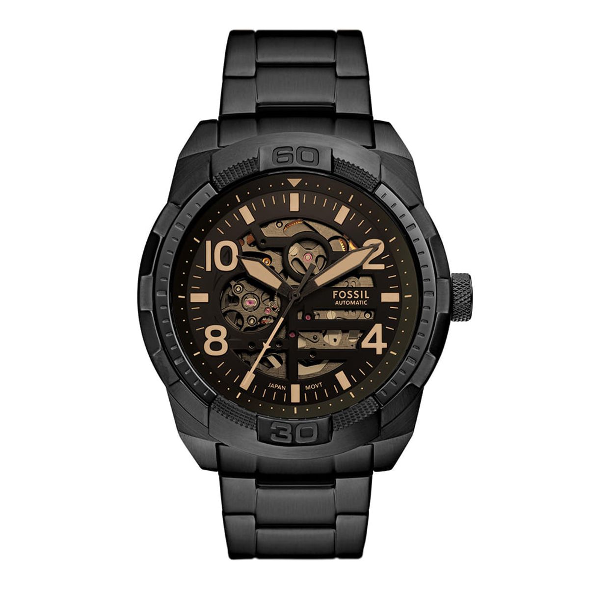 파슬(FOSSIL) ME3256 (Bronson) 브론슨 스켈레톤 남성 메탈시계