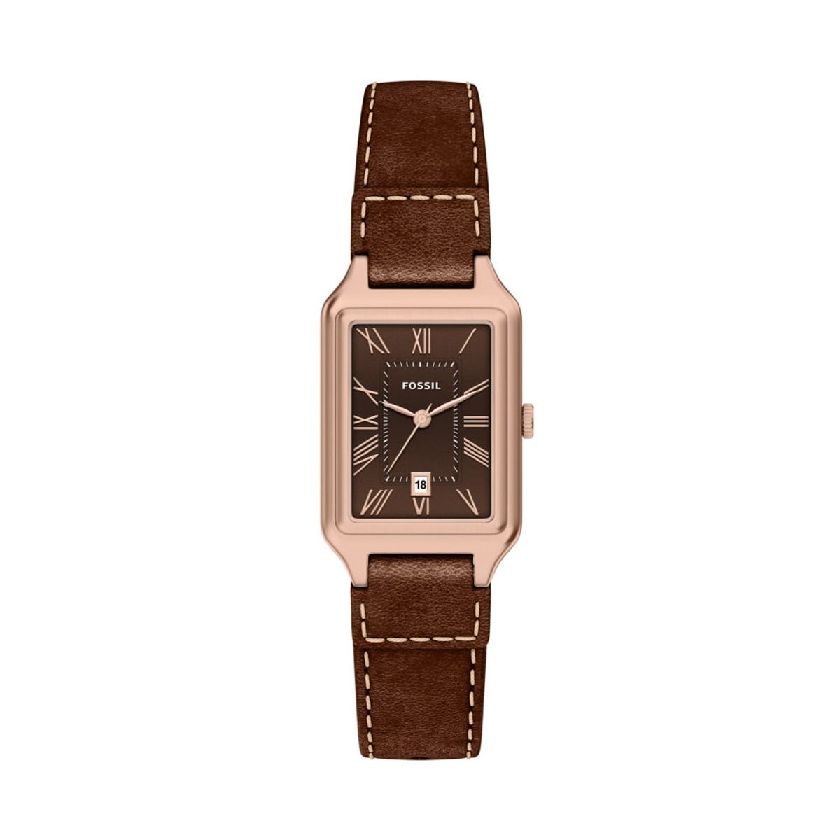 파슬(FOSSIL) ES5503 (Raquel) 라켈 스퀘어 여성 가죽시계