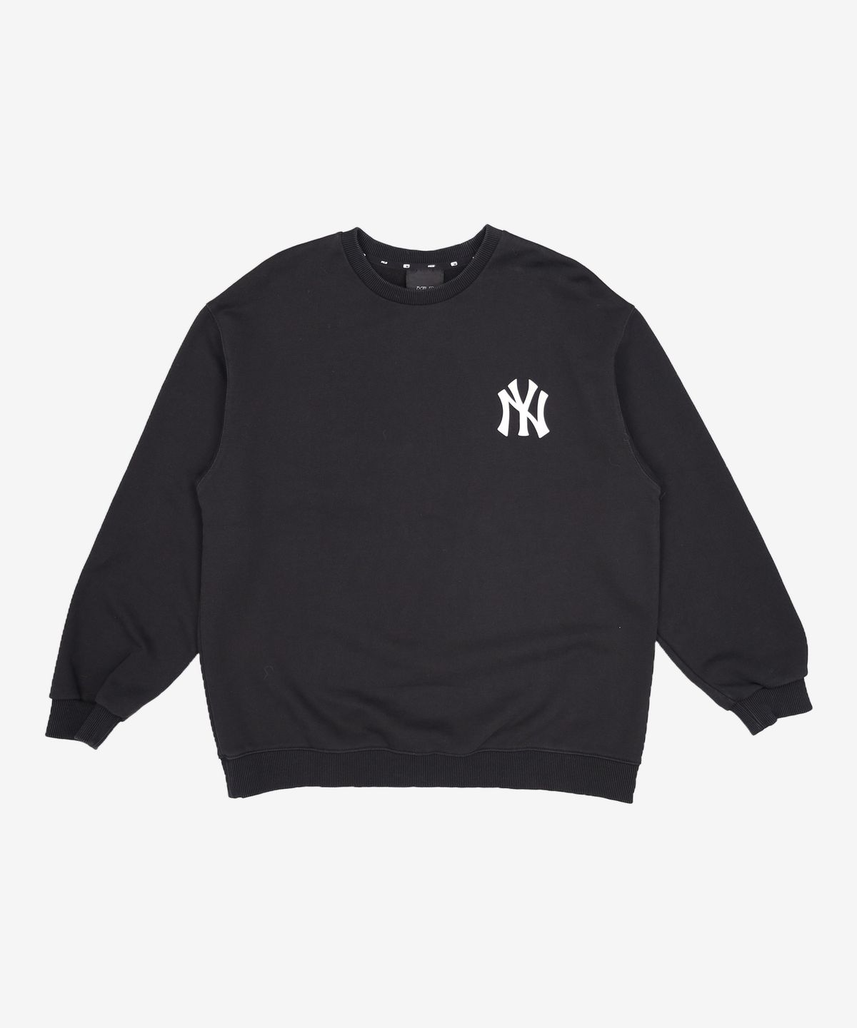 엠엘비(MLB) 심플 로고 오버핏 맨투맨 NY (BLACK) M