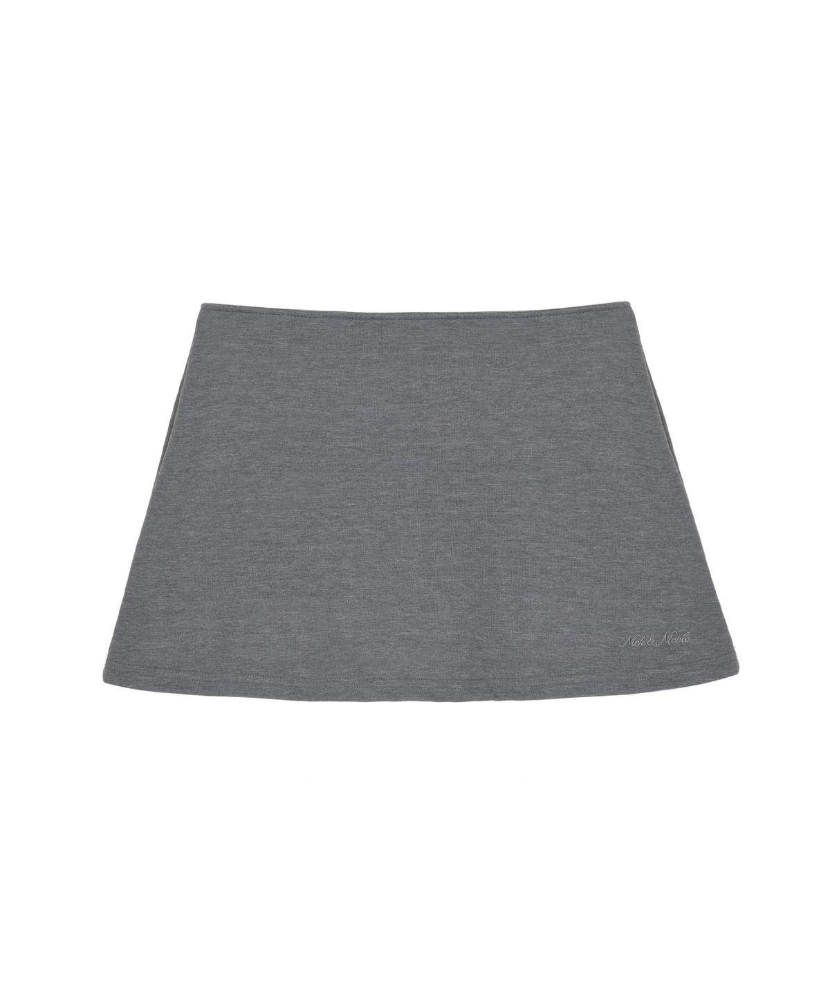 닉앤니콜(NICK&NICOLE) SWEAT MINI SKORT_CHARCOAL