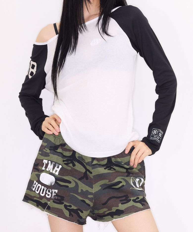 HOUSE CUT-OFF SHORTS [CAMO]