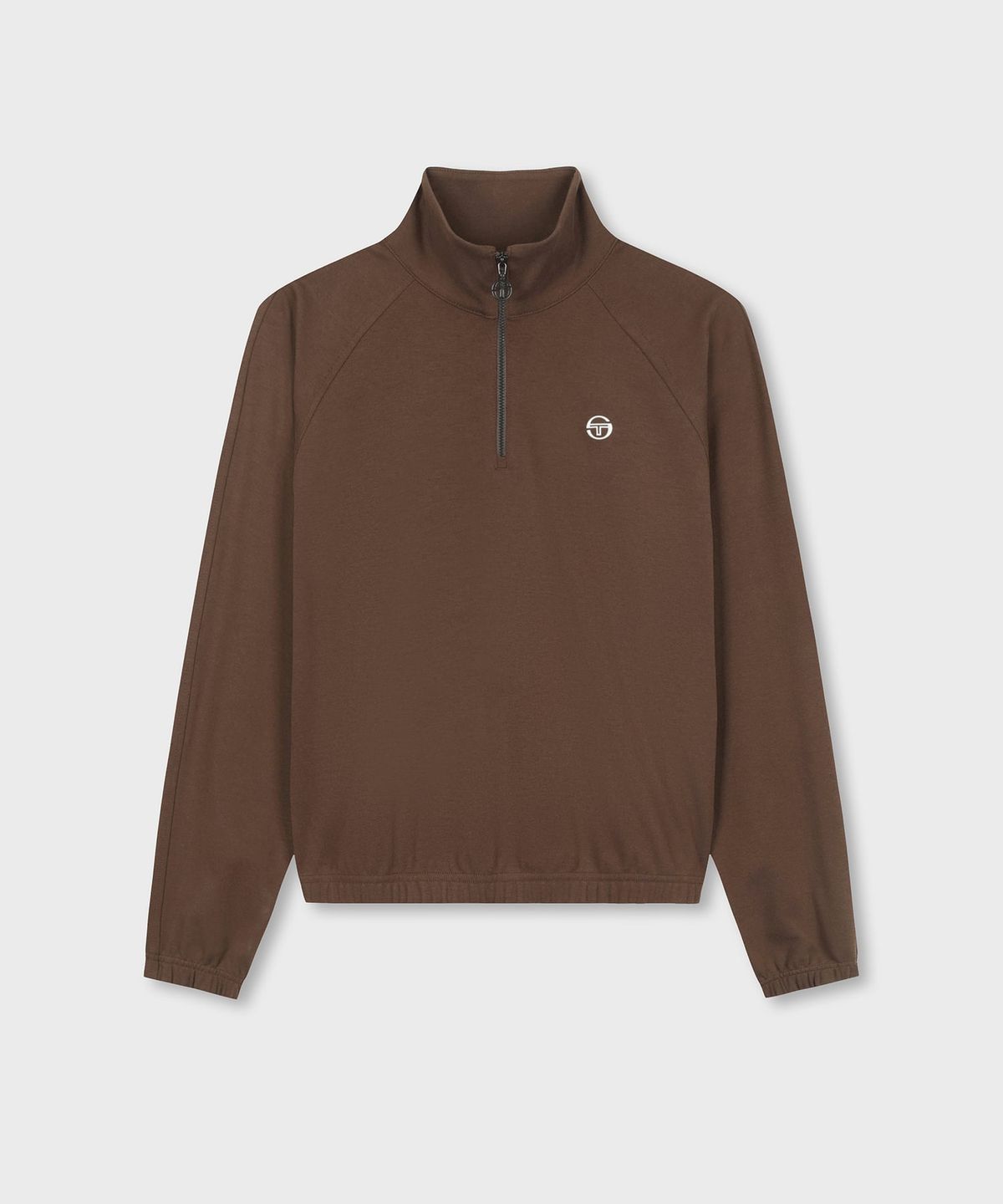세르지오 타키니(SERGIO TACCHINI) W 액티브 스탠넥 하프집 (D.Brown)