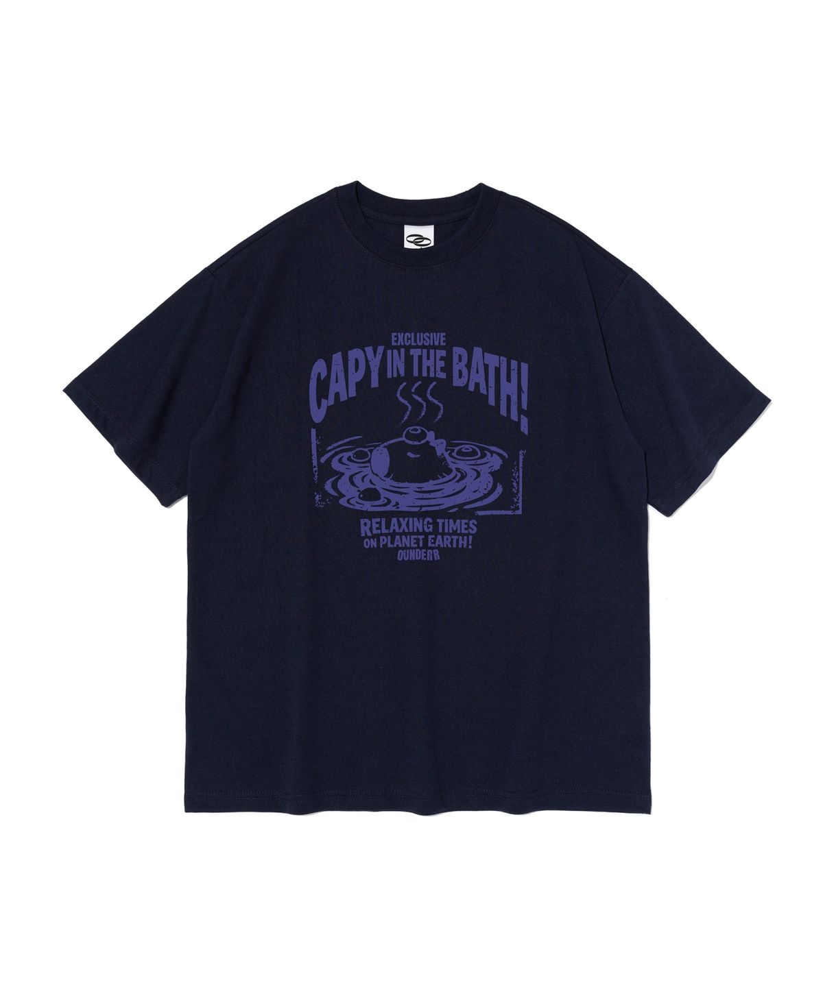 오언더알(OUNDERR) CAPY IN THE BATH 반팔티셔츠 (네이비)