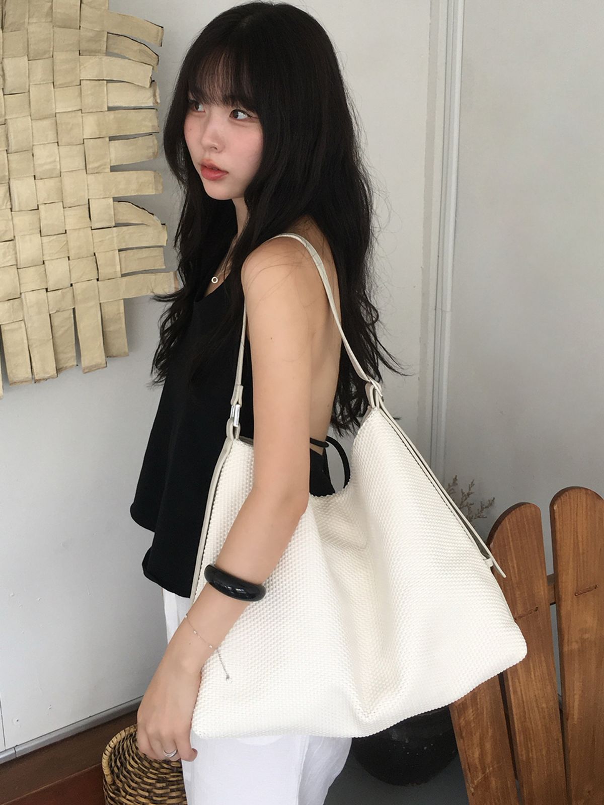 데누(DENU) [리퍼브][아울렛]La Nuit Bag [White]
